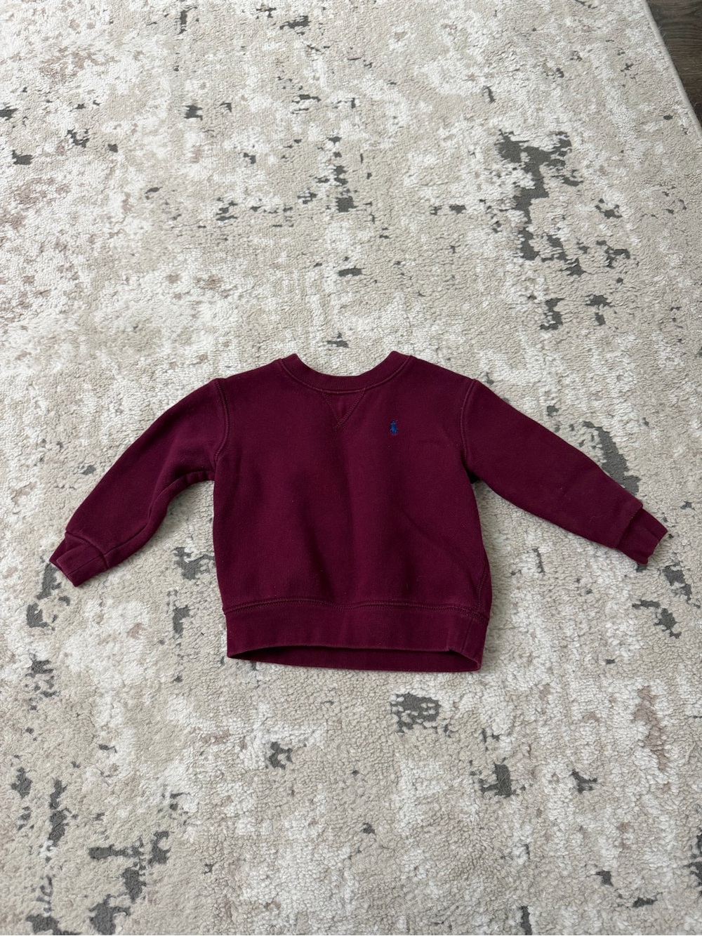 Ralph Lauren Baby Burgundy Pullover Crewneck Size 24 Months
